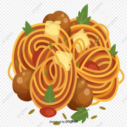 Delicious Pasta, Delicious, Spaghetti, Cartoon PNG and ...