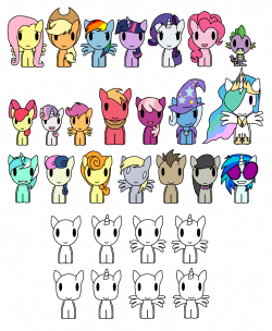 My Little Pony: FiM PACs (Pop-Art-Ponies) by LimeTH on DeviantArt