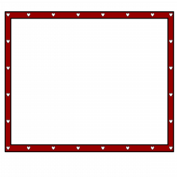 Clipart - border redBlack-hearts4x3.3