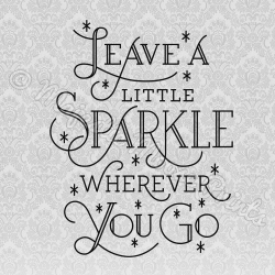 Majestic Moose Prints - Leave a Sparkle SVG / Cut File / Clipart