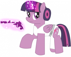 Twilight sparkle as Princess leia from star wars by ...