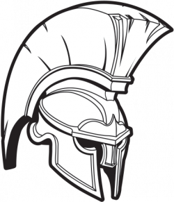 HD Clip Art Download Printed Vinyl Spartan Roman Helmet ...