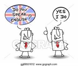 Vector Illustration - Do you speak english. EPS Clipart gg69551612 ...
