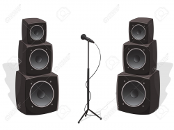 Speakers Clipart microphone speaker 1 - 1300 X 975 Free Clip ...