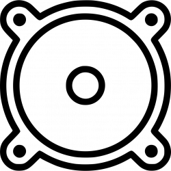 Audio Speaker Monitor Bass Music Sound Subwoofer Svg Png Icon Free ...