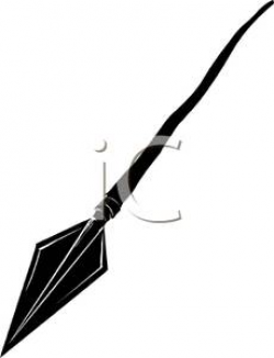 spear clip art image.