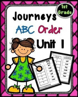 First Grade Journeys Unit 1 Spelling | ABC Order | Journeys ...