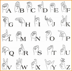 Download free printable sign language alphabet clipart ...