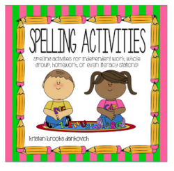 Spelling Activities for Literacy Stations!