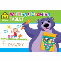 Encourage Kids to Fill the Pages of This Writing & Drawing Tablet ...