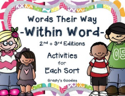 Words Their Way: Within Word Pattern Spellers - NO PREP ACTIVITIES FOR EACH  SORT