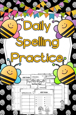Spelling Practice Activities for Daily Practice, to fit any ...