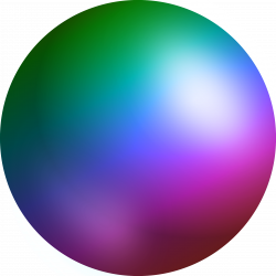 Clipart - Rainbow Sphere