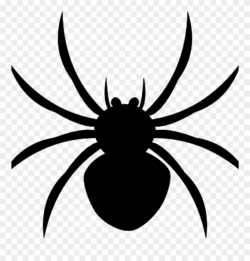 Spider Clipart Black And White Arachnophobia Overcoming ...