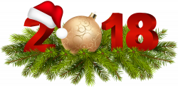 2018 Christmas Decoration PNG Clip Art Image | Gallery Yopriceville ...