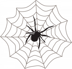Spider With Web Clip Art at Clker.com - vector clip art online ...