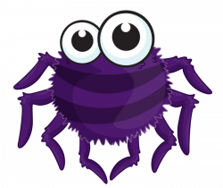 Itsy Bitsy Spider Nursery rhyme Childrens song - Purple spider 800 ...