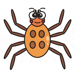 Spider Cartoon Animation Clip Art Spiders Clipart Orange Png ...