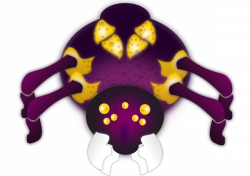 Clipart - Purple spider