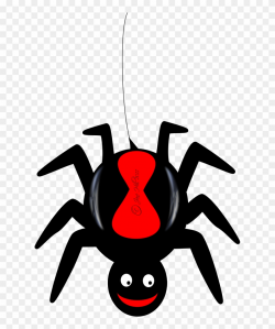 Along Came A Spider - Red Back Spider Cute Clipart (#7052 ...