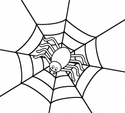 Spider Web Clipart spider diagram 3 - 1164 X 1052 Free Clip ...