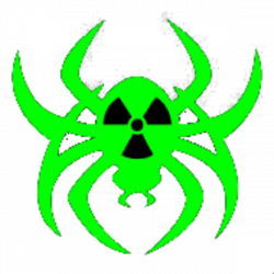 Radioactive Spider Neongreen Cut | Free Images at Clker.com - vector ...