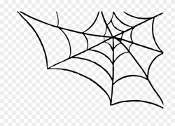 Spider Web Clip Art - Halloween Spider Web Clipart - Png ...