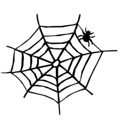 Spider Web Clipart Black And White | Free download best ...