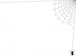Spider web border clipart etc - WikiClipArt