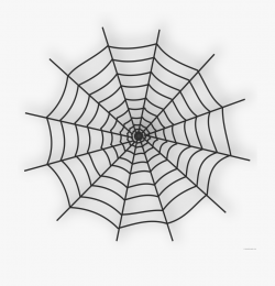 Halloween Spider Web Clipart - Cartoon Transparent Spider ...