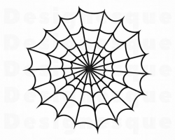 Spider Web #3 SVG, Spider Web Svg, Spider Web Clipart, Spider Web Files for  Cricut, Spider Web Cut Files For Silhouette, Dxf, Png, Eps, Svg