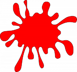 red-water-ink-paint-cartoon-splatter-free-color.png (800×756 ...