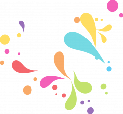 Drop Color Clip art - Hand painted colorful water drop 1501*1391 ...