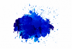 Splash Clipart Paint Stain - Blue Paint Png, Transparent Png ...