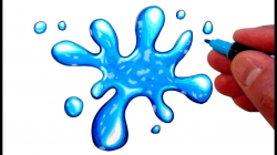 How to Draw a Cool 3D Water Splash