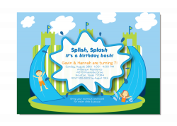 Splish Splash Castle Waterslide - Boy & Girl Birthday Party ...