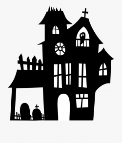 Haunted Clipart Spooky House - Halloween Haunted House ...