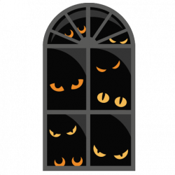 Spooky Window Clipart