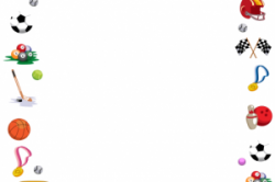 Sports clipart border » Clipart Station