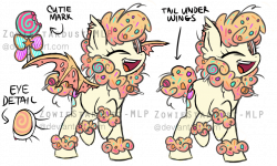 Sugar Disaster Bat Pony Auction CLOSED by ZowieStardust-MLP on ...