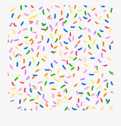 Rainbow Sprinkles Transparent Background, Cliparts ...