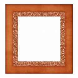 Dark Copper Color Texture Glitter Square Frame by RedHeadFalcon on ...