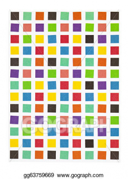 Stock Illustration - Colorful square wallpaper. Clipart ...