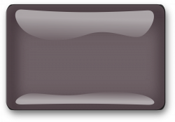 Clipart - brown button