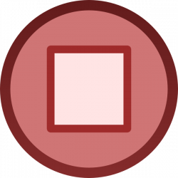 Red Stop Button Plain Icon Clip Art at Clker.com - vector clip art ...