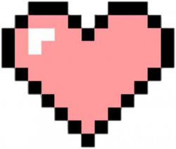pixel love heart freetoedit - Sticker by b_csilla_