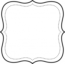 Free Printable Black and White Frame | Oh My First Communion!