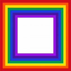 Clipart - Rainbow Square Mark II 2