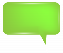 Bubble Speech Green PNG Transparent Clip Art Image | Gallery ...