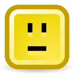 Clipart - No smile icon